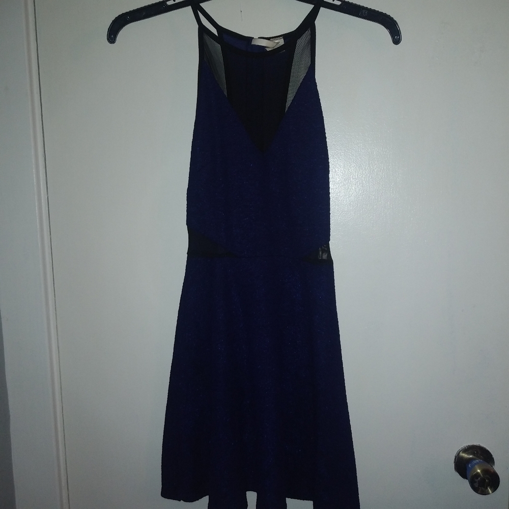 Blue Cutout Dress
